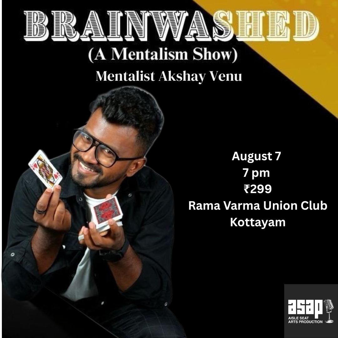 Brainwashed - A Mentalism Show (for Adults and Children Ages 9+)