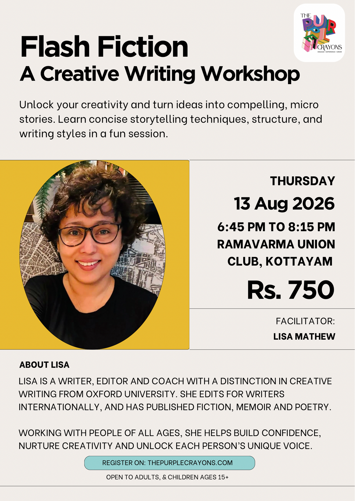 Flash Fiction with Lisa Mathew